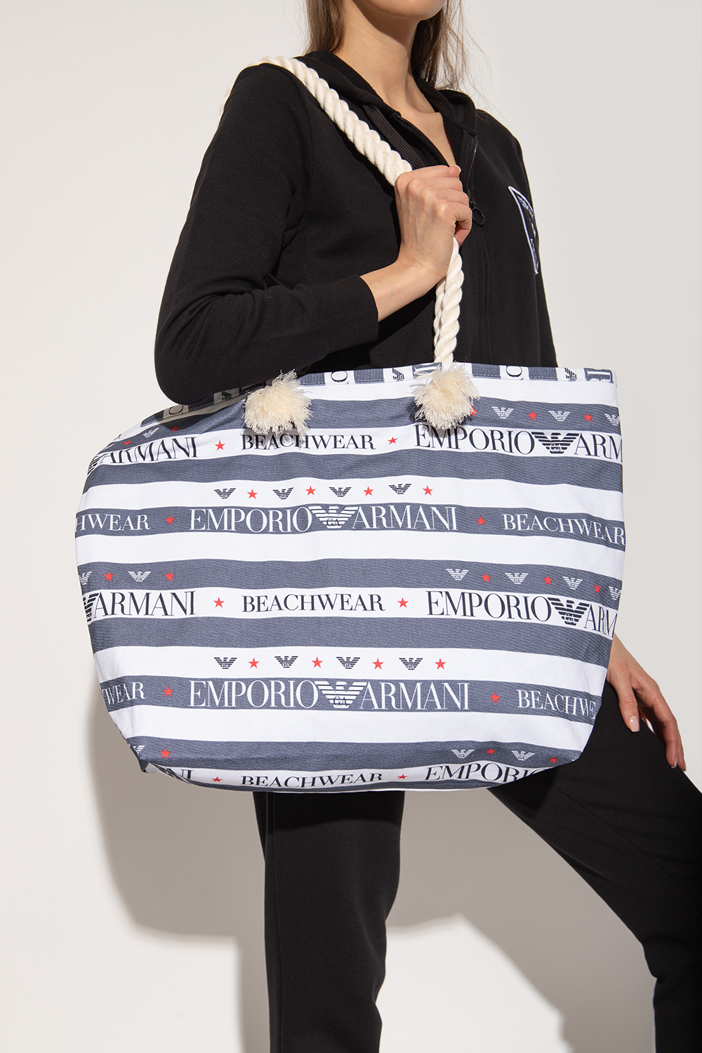 Armani beach bag best sale